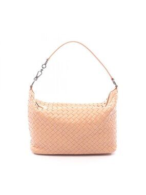 Bottega Veneta Handbag Intrecciato Beige Pink Leather